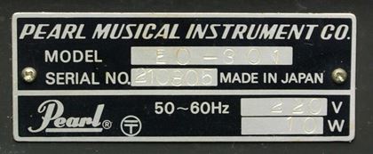 Pearl-Vorg Echo Orbit-1 tape echo EO-301